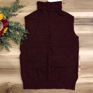 DKNY mohair sleeveless sweater NWT